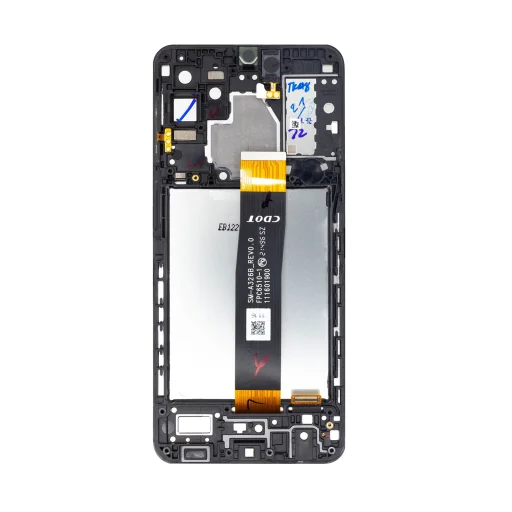 LCD kijelző + érintőegység + keret (CDOT verzió) Samsung A326 Galaxy A32 5G (Szerviz csomag) - 2