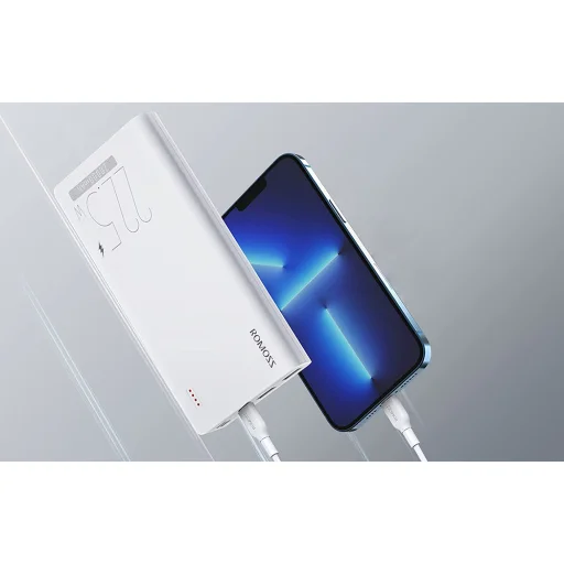 Romoss SENSE8F Powerbank, 30000mAh, 22.5W (fehér) - 3