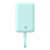 Baseus Mágneses Mini Powerbank, 10000mAh, USB-C 30W, MagSafe (kék) thumbnail