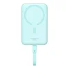 Baseus Mágneses Mini Powerbank, 10000mAh, USB-C 30W, MagSafe (kék)