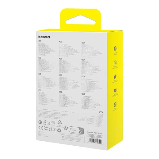 Baseus Mágneses Mini Powerbank, 10000mAh, USB-C 30W, MagSafe (kék) - 8