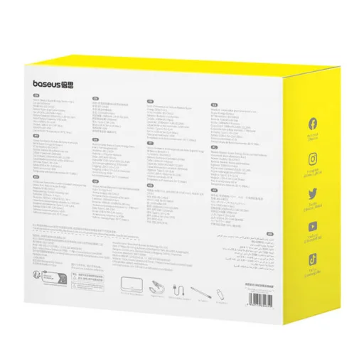 Powerbank / Autós indító Baseus Super Energy, 600A (fekete) - 8