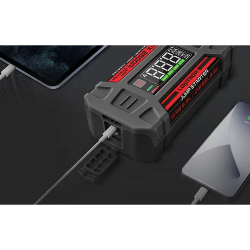 Powerbank / Indítóállomás Lokithor J401X - 2500A 12V 74Wh - 4