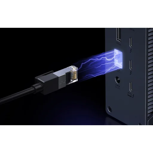 Ugreen U710 dokkoló állomás 2x Thunderbolt 4, DisplayPort 8K 30Hz, 4x USB, USB-C, RJ45, SD/TF, AUX, PD 90W (szürke) - 7
