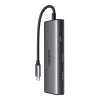 UGREEN CM498 6 az 1-ben adapter USB-C - 2x USB-A 3.0, USB-C 3.0, 2xHDMI, PD thumbnail