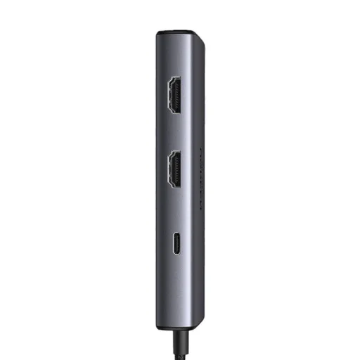 UGREEN CM498 6 az 1-ben adapter USB-C - 2x USB-A 3.0, USB-C 3.0, 2xHDMI, PD - 3