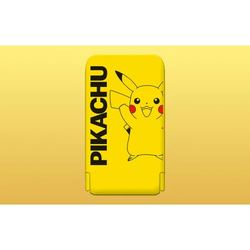 Magnetic powerbank OTL 5000 mAh, USB-C 15W, Pokemon Pikachu állvánnyal (sárga) - 7