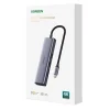 UGREEN Adapter Hub, USB-C 2x, USB 3.0, HDMI, RJ45, SD/TF thumbnail