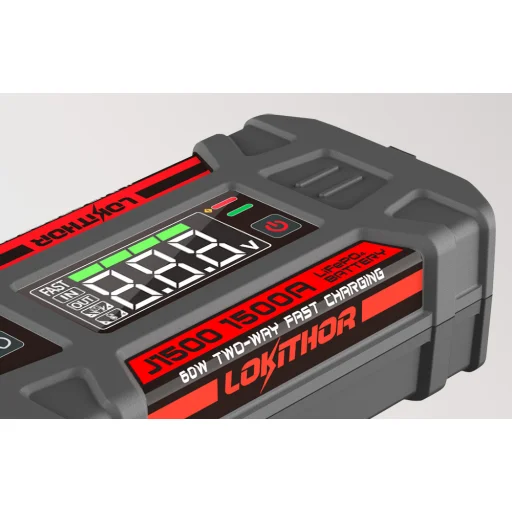 Lokithor J1500 Powerbank / Indítássegítő - 1000A 12V 46Wh - 6