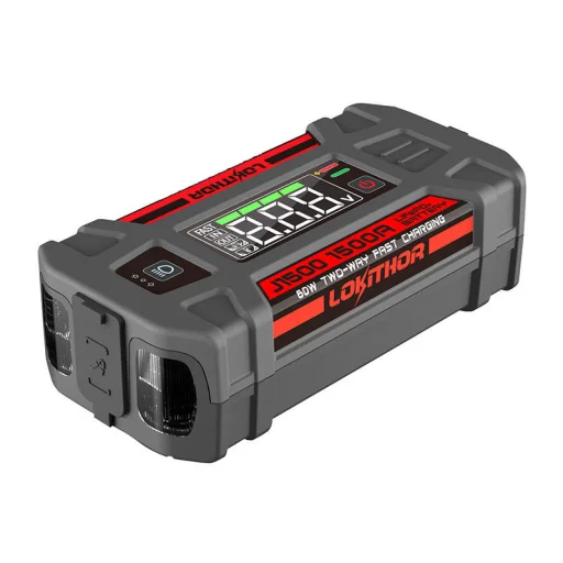 Lokithor J1500 Powerbank / Indítássegítő - 1000A 12V 46Wh - 2