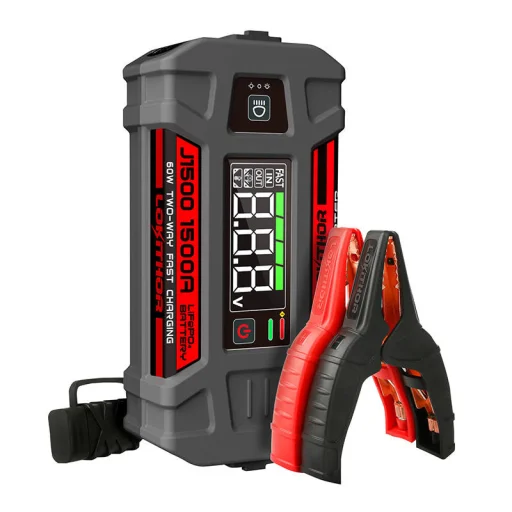 Lokithor J1500 Powerbank / Indítássegítő - 1000A 12V 46Wh - 1