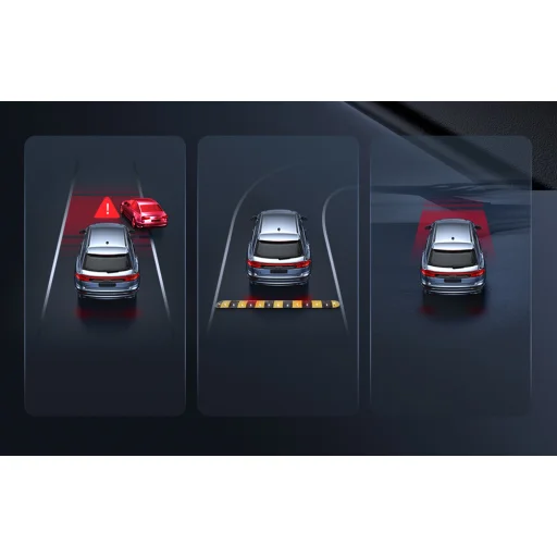 Vezeték nélküli autós töltő visszahúzható USB-C kábellel Mcdodo CH-3000, 15W (fekete) - 9