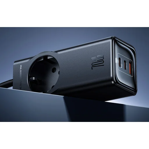 Power Strip GaN McDodo CH-4620 EU 70W, 2x USB-C, 1x USB (fekete) - 9