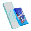 Magnetic powerbank OTL 5000 mAh, USB-C 15W, Sonic The Hedgehog állvánnyal (kék) thumbnail
