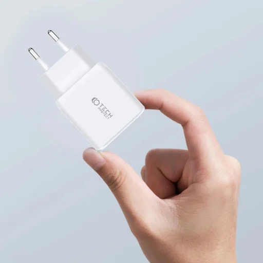 Tech-Protect C35W-2 hálózati töltő 2x USB-C PD 35W - fekete - 7