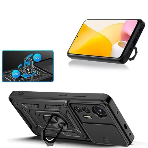 Tech-Protect CamShield Pro tok Xiaomi 12 Lite - fekete - 5