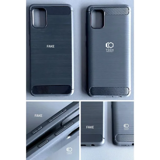 Tech-Protect TPUCarbon tok Xiaomi Redmi 12 - fekete - 8