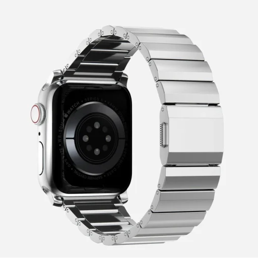 Tech-Protect SteelBand karkötő Apple Watch 4 / 5 / 6 / 7 / 8 / 9 / SE / Ultra 1 / 2 (42/44/45/49 mm) - Ezüst - 2