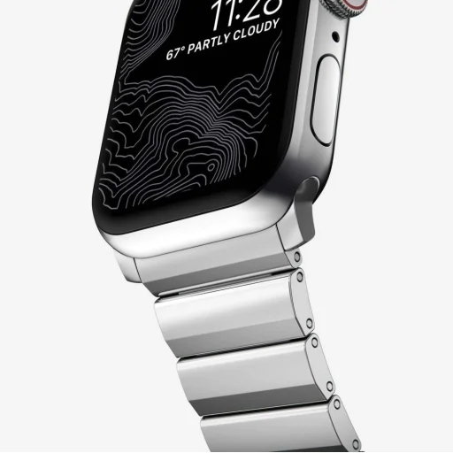 Tech-Protect SteelBand karkötő Apple Watch 4 / 5 / 6 / 7 / 8 / 9 / SE / Ultra 1 / 2 (42/44/45/49 mm) - Ezüst - 5