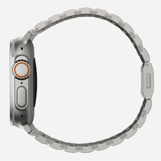 Tech-Protect SteelBand karkötő Apple Watch 4 / 5 / 6 / 7 / 8 / 9 / 10 / 11 / SE / Ultra 1 / 2 (42/44/45/49 mm) - titán - 3