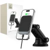 Tech-Protect MM15W-V2 autós telefontartó MagSafe 15W-os induktív töltővel a műszerfalra - fekete thumbnail