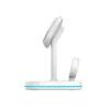 Tech-Protect QI15W-A27 3in1 vezeték nélküli töltőállomás MagSafe technológiával okostelefonokhoz / Apple Watch-hoz / AirPods-hoz - fehér thumbnail