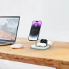 Tech-Protect QI15W-A27 3in1 vezeték nélküli töltőállomás MagSafe technológiával okostelefonokhoz / Apple Watch-hoz / AirPods-hoz - fehér thumbnail