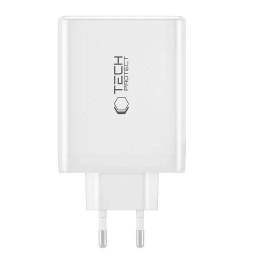 Tech-Protect NC100W-GAN GaN hálózati töltő 3x USB-C PD 100W / USB-A QC 3.0 - fekete - 2