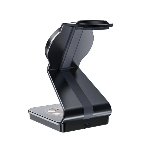 Tech-Protect QI15W-A29 3in1 induktív töltőállomás MagSafe rendszert támogató okostelefonokhoz / Apple Watch / AirPods - fekete - 4