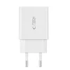 Tech-Protect C35W hálózati töltő 2x USB-C PD 35W - fehér - 2