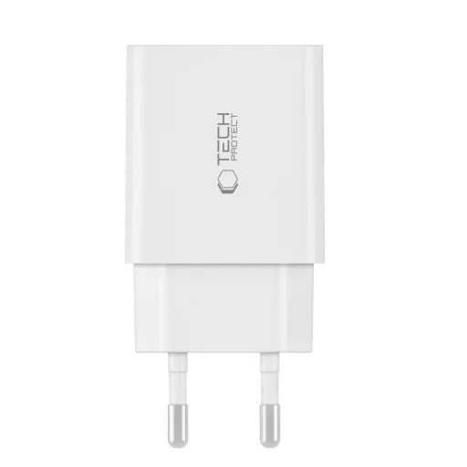 Tech-Protect C35W hálózati töltő 2x USB-C PD 35W - fehér - 2