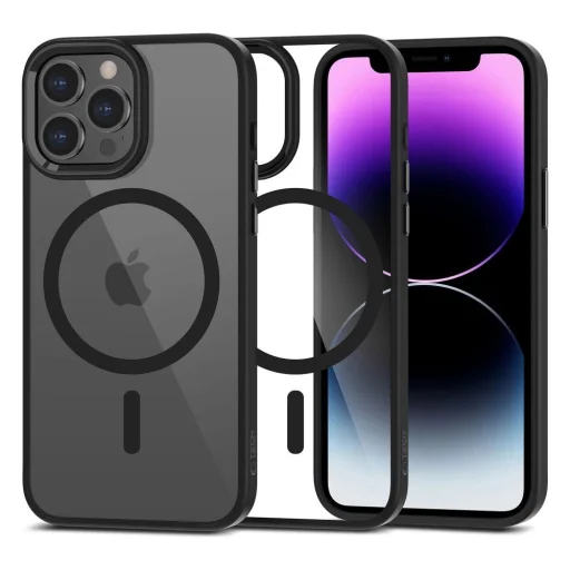 Tech-Protect MagMat MagSafe tok iPhone 13 Pro Max - átlátszó és fekete - 1