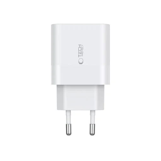 Tech-Protect C20W hálózati töltő 2x USB-C PD 20W - fehér - 3