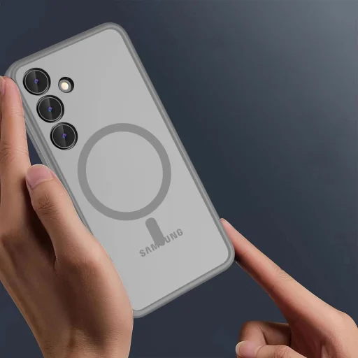 Tech-Protect MagMat MagSafe tok Samsung Galaxy S24 - titánium matt - 2