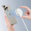 Tech-Protect QI15W-A33 induktív töltő MagSafe és állvány funkcióval, USB-A / USB-C kábellel - fehér thumbnail