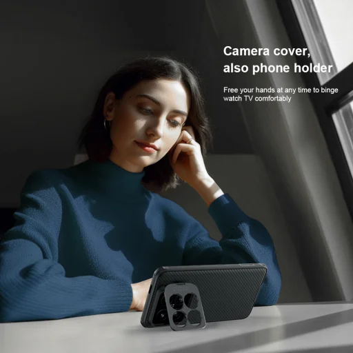 Nillkin CamShield Prop kamerás mágneses tok Xiaomi 14 Fekete - 6