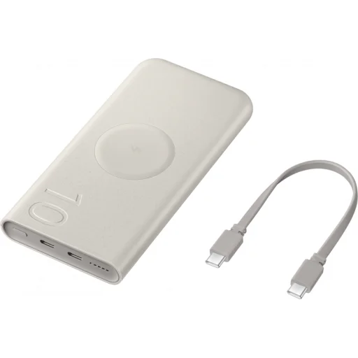 EB-U2510XUE Samsung Bezdrôtová powerbanka 2x USB-C 25W 10000mAh Béžová - 6
