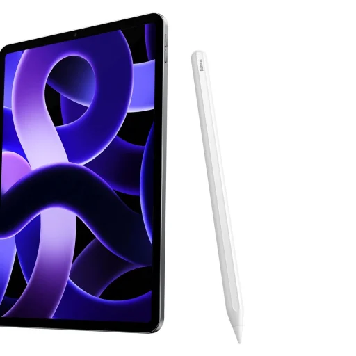 Baseus stylus vezeték nélküli töltéssel iPadhez fehér + cserélhető hegy - 4