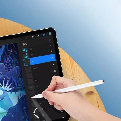 Choetech kapacitív stylus toll iPad-hez (aktív) fehér (HG04) - 2