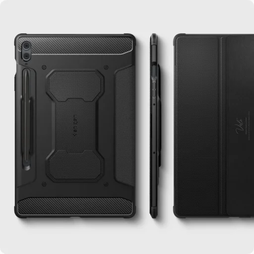 Spigen Rugged Armor Pro tok Samsung Galaxy Tab S9 FE+ 12.4" X610 / X616B - fekete - 16