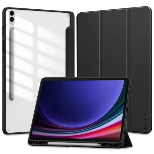 Tech-Protect SC Pen Hybrid tok Samsung Galaxy Tab S9 FE+ 12.4" X610 / X616B - fekete - 1