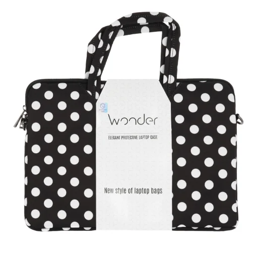 Wonder Briefcase Laptop 13-14 hüvelykes fekete pöttyös - 6