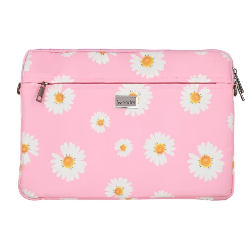 Wonder Sleeve Laptop 13-14 inches pink daisies - 2