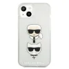Karl Lagerfeld KLHCP13SKCTUGLS iPhone 13 mini 5,4" ezüst hardcase Glitter Karl`s & Choupette tok - 3