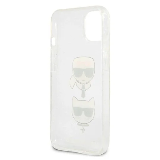 Karl Lagerfeld KLHCP13SKCTUGLS iPhone 13 mini 5,4" ezüst hardcase Glitter Karl`s & Choupette tok - 7