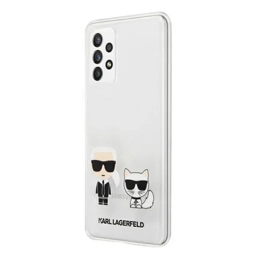 Karl Lagerfeld KLHCA72CKTR A72 A725 kemény tok Átlátszó Karl & Choupette tok - 2