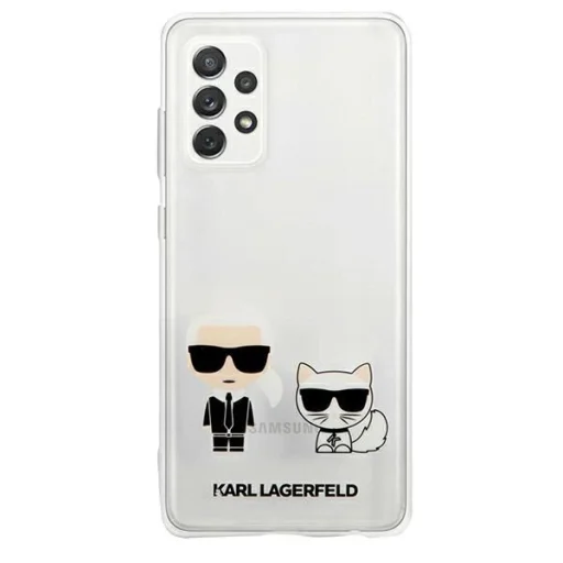 Karl Lagerfeld KLHCA72CKTR A72 A725 kemény tok Átlátszó Karl & Choupette tok - 3
