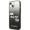 Karl Lagerfeld KLHCP13STGKCK iPhone 13 mini 5,4" tok fekete Gradálódó Ikonik Karl & Choupette thumbnail