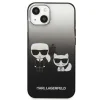 Karl Lagerfeld KLHCP13STGKCK iPhone 13 mini 5,4" tok fekete Gradálódó Ikonik Karl & Choupette thumbnail