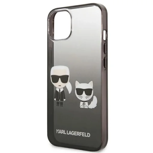 Karl Lagerfeld KLHCP13STGKCK iPhone 13 mini 5,4" tok fekete Gradálódó Ikonik Karl & Choupette - 6